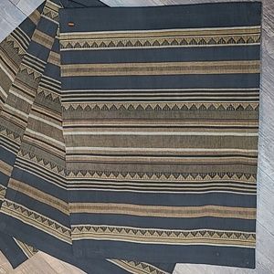 Crate & Barrel Black Ashi Earth Tones Southwestern Placemats Set of 4